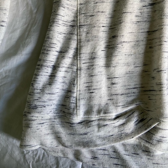 Heather light gray & white sweater top - Picture 8 of 9